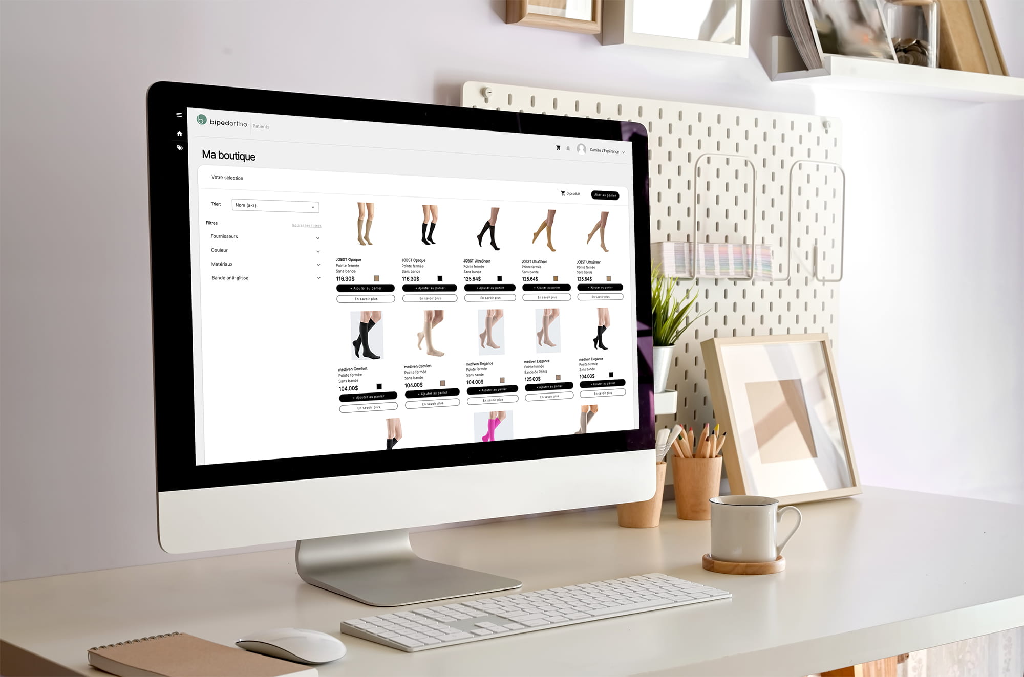 Magasinez en ligne vos bas de compression médicale